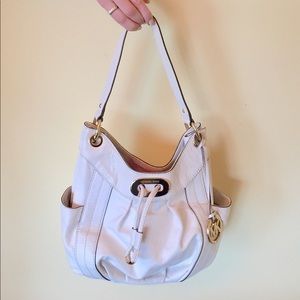 ✨price drop✨ Michael Kors White Leather Purse